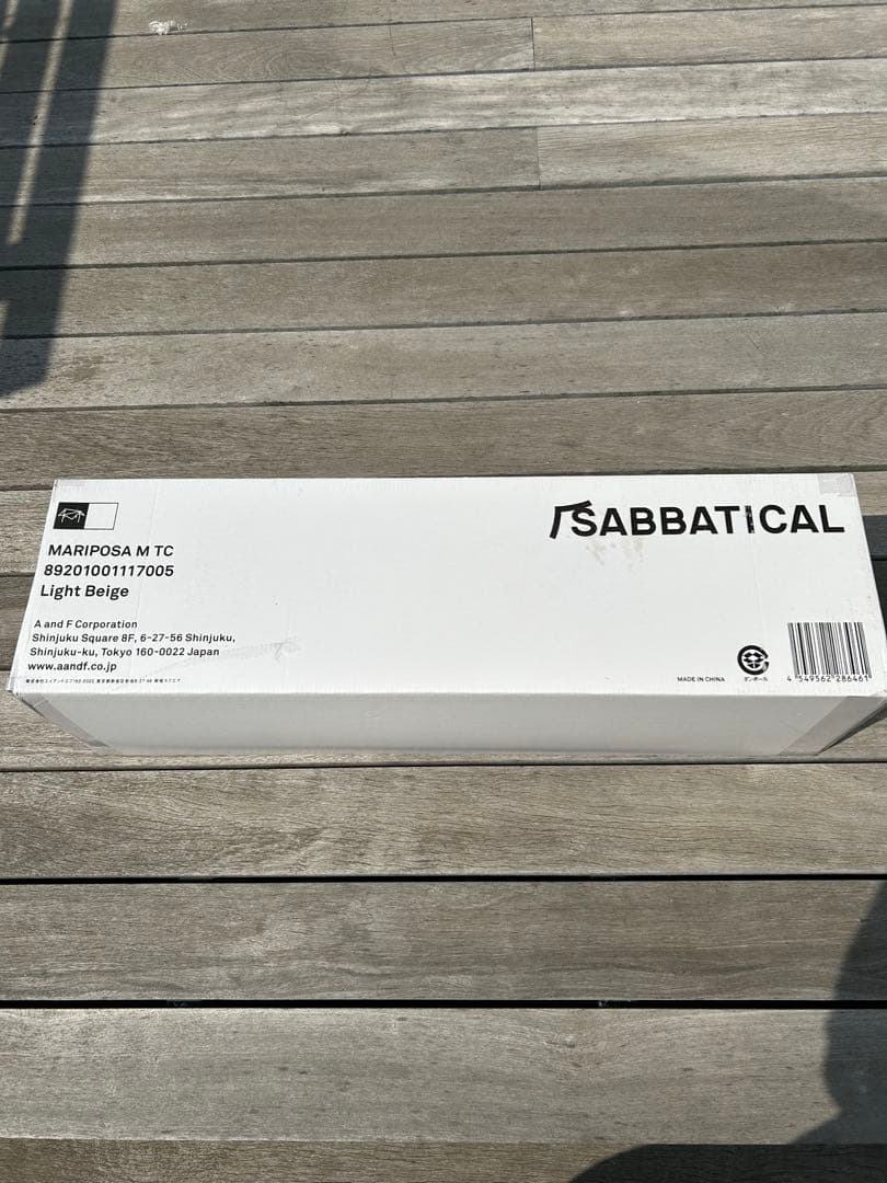 新品未使用　サバティカル　マリポサM TC ライトベージュ