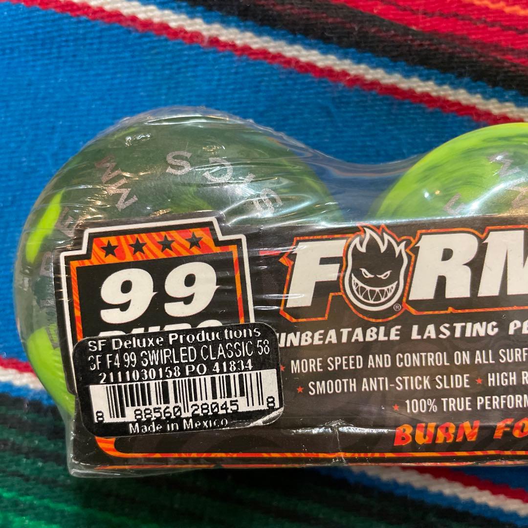 スケートボード SPITFIRE FORMULA FOUR 99 DURO 58mm