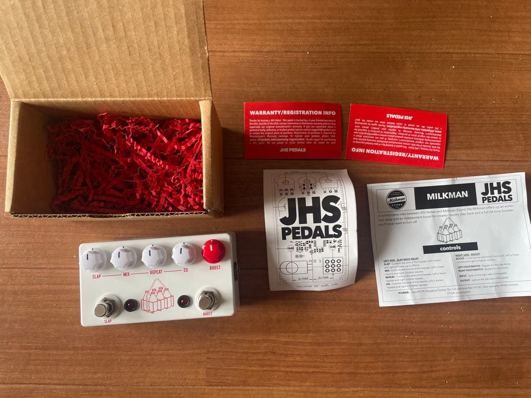 ギター JHS milkman Delay + EQ BOOST