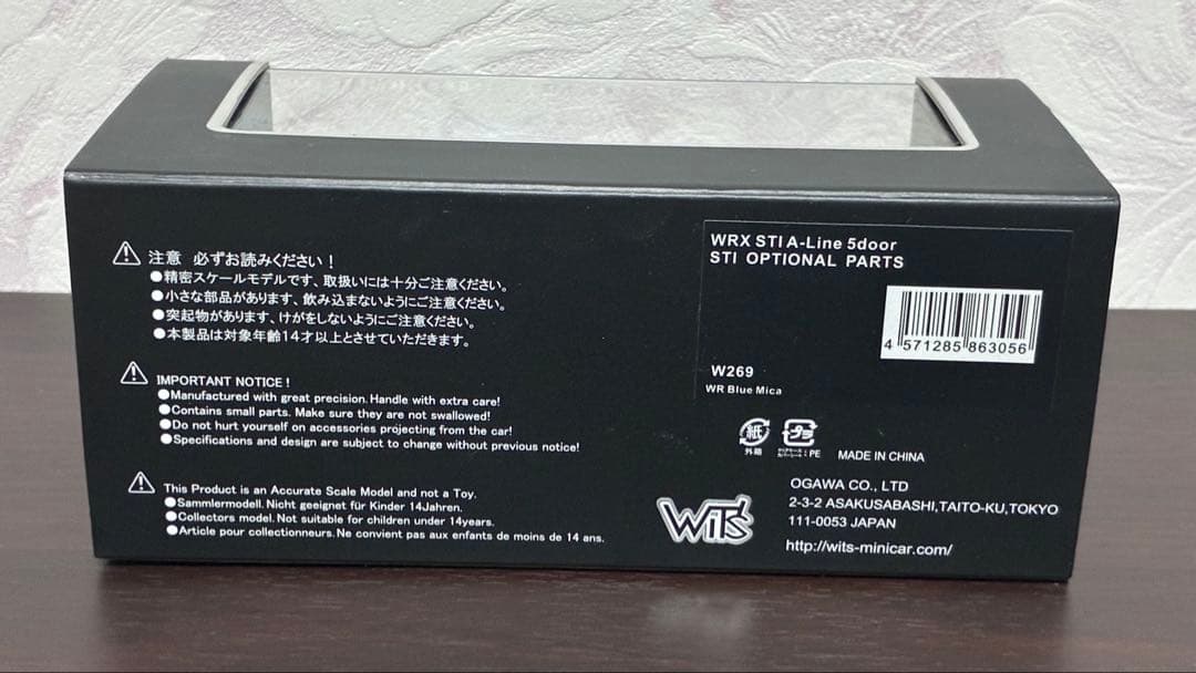 wit's 1/43 スバル WRX STI A-Line GRB GRF