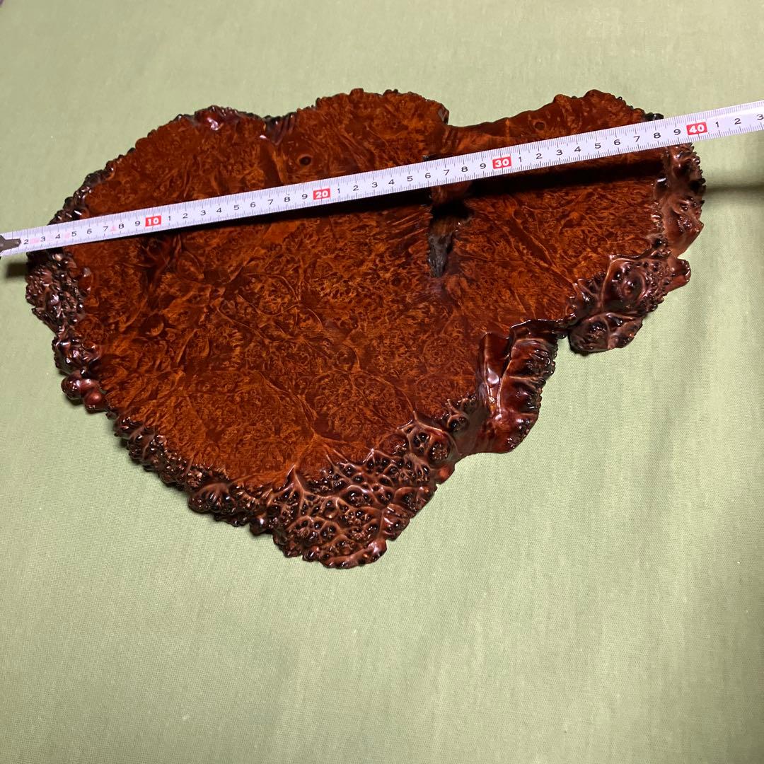 天然木　一枚板　玉杢 花台 飾り台 敷板　香台　盆栽台