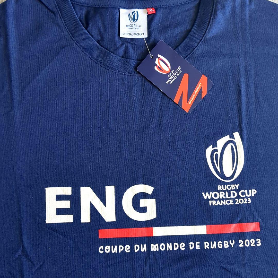【新品】ラグビーワールドカップ2023 イングランド Tシャツ ネイビー