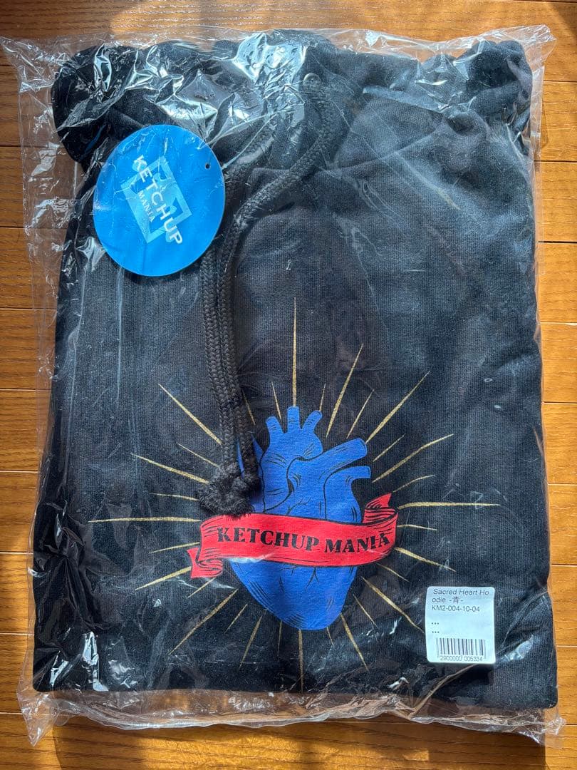 <Sacred Heart Hoodie -青->新品 ケチャップマニア受注生産