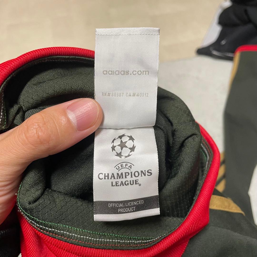 【希少】ACミラン 11/12 UCL トレーニングトップ 深緑 ジャージ S