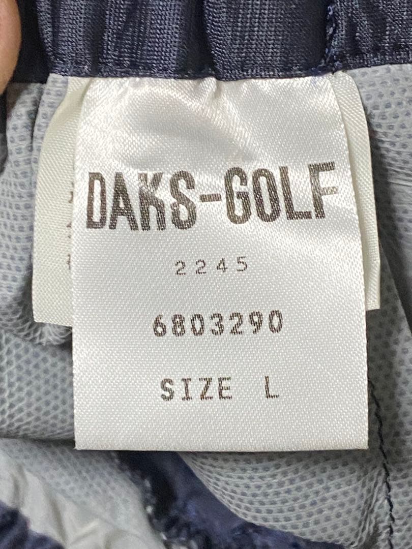 DAKS-GOLF ネイビー レインウェア　上着Ｍ　ズボンＬ