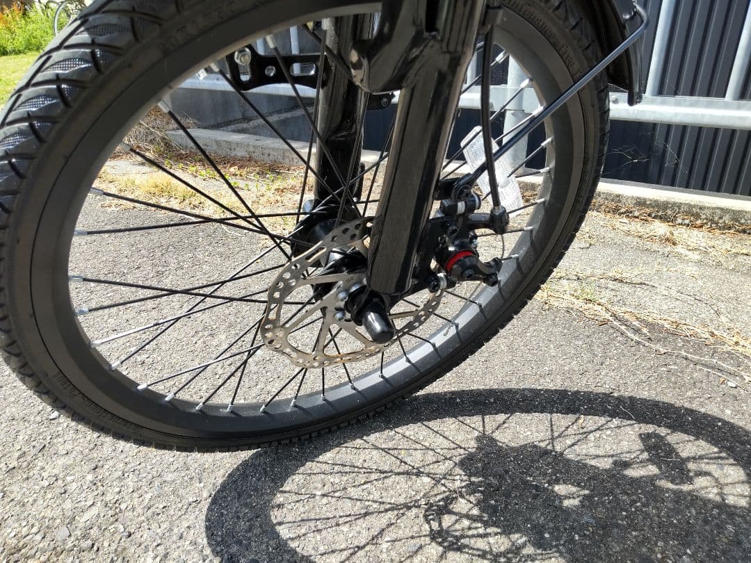 【新品】【南大阪】電動アシスト自転車 ブラック 折り畳み