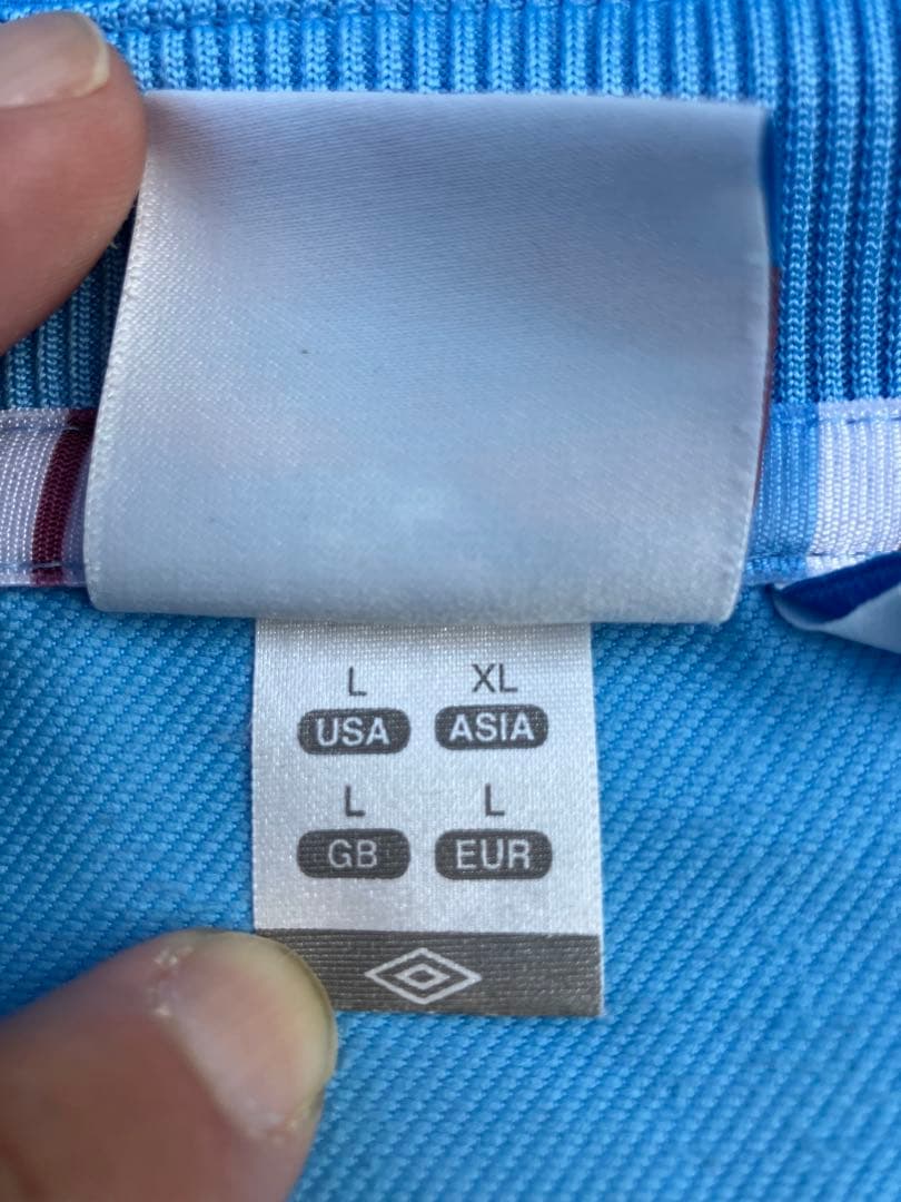 【訳あり】UMBRO×マンチェスターシティ/スウェット/ドリルトップ XL