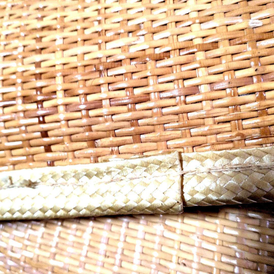 高級品　天然素材 籐座布団 5枚組 55×55cm 夏用 涼感 クッション