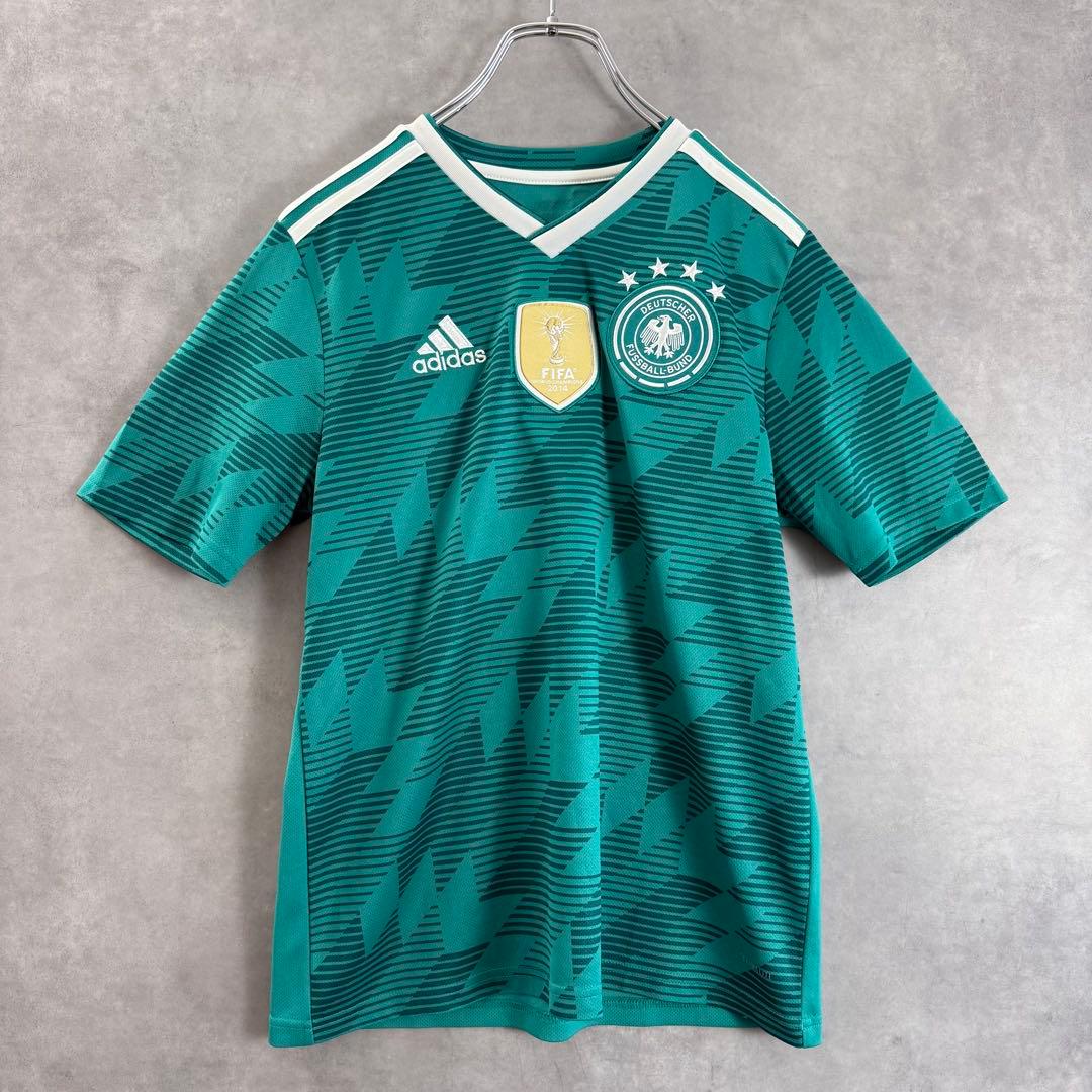 2014年 adidas ドイツ代表ユニフォーム ゲームシャツ キッズL