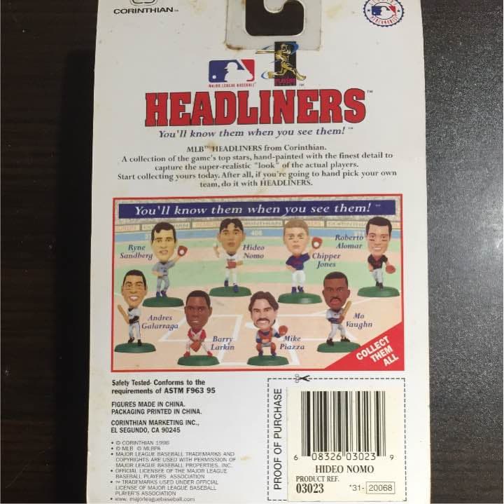 HEADLINERS 野茂英雄 US版
