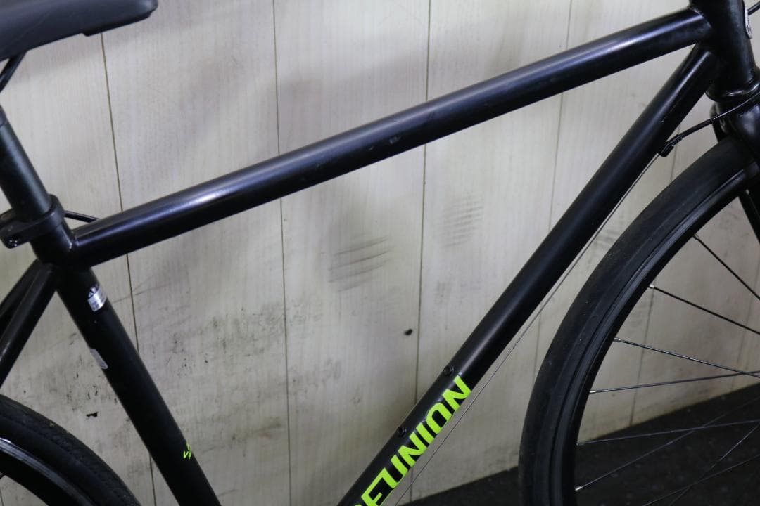 あさひ製レユニオン LILU 700C クロモリ 8速 460mm クロス　黒