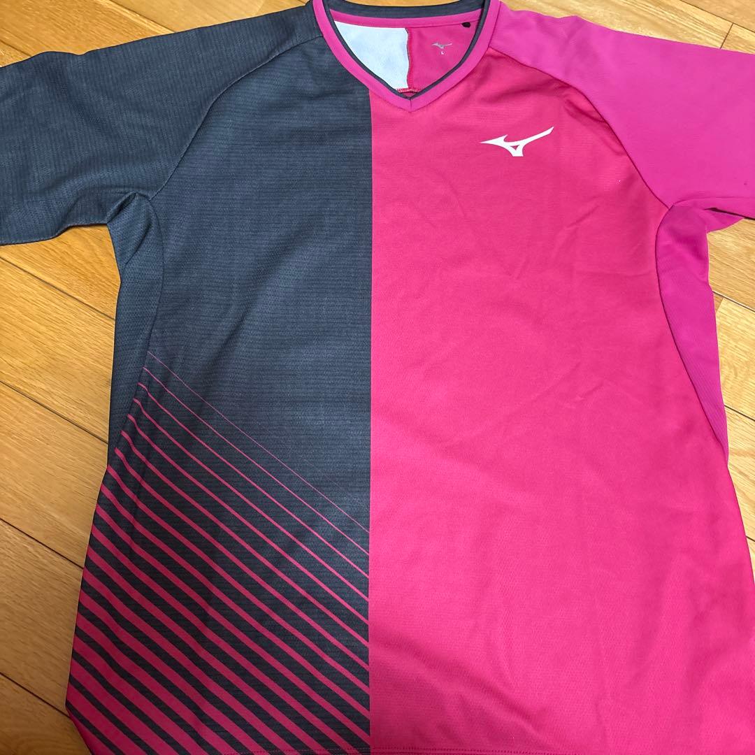 Mizuno ポロシャツ Mサイズ グラデーションレッド