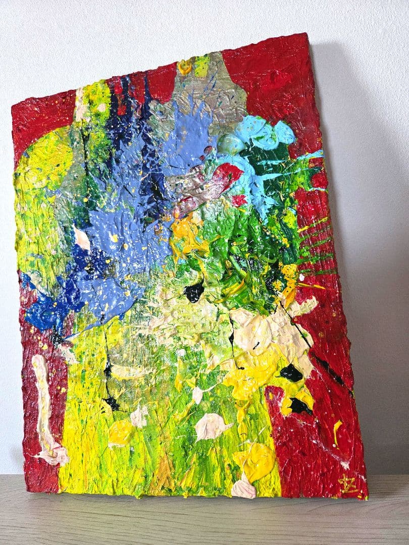 エネルギー 絵画「いつか絶対に触れる」猫 動物 芸術 アート 作品 原画 真作