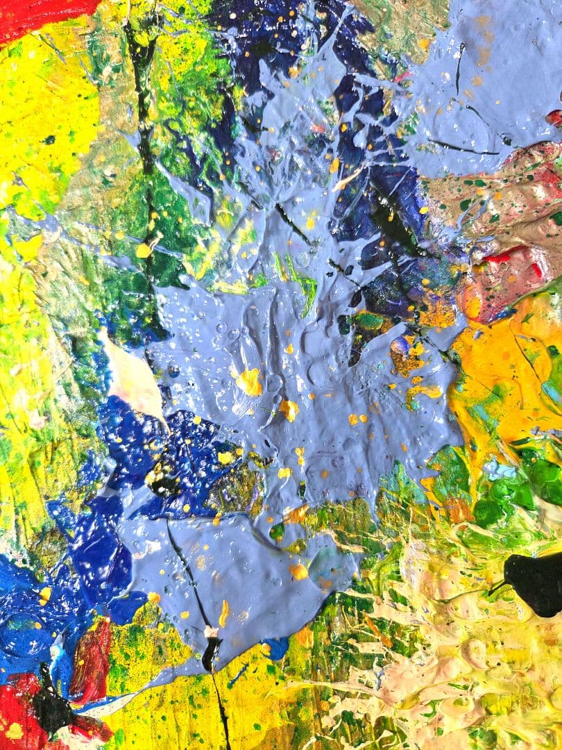 エネルギー 絵画「いつか絶対に触れる」猫 動物 芸術 アート 作品 原画 真作