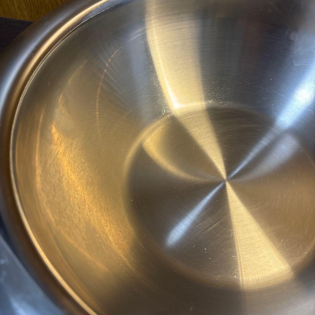 未使用　MEYER NEWPAN ガラスフタ付き　22cm ニューパン