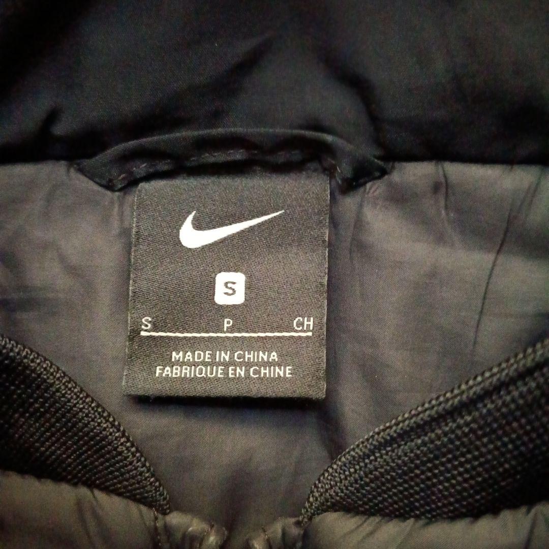 Nike ジュニア フード付きベンチコート Sサイズ ブラック