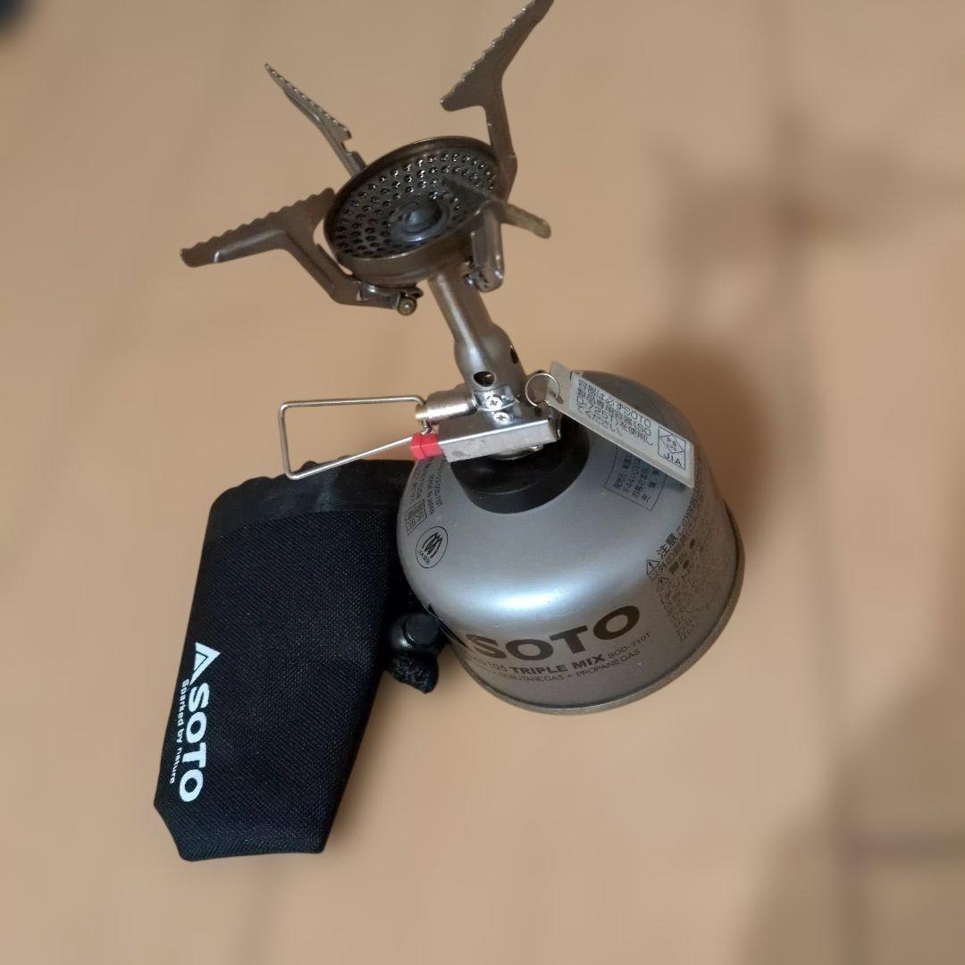 sotoバーナー SOD-320+ガス