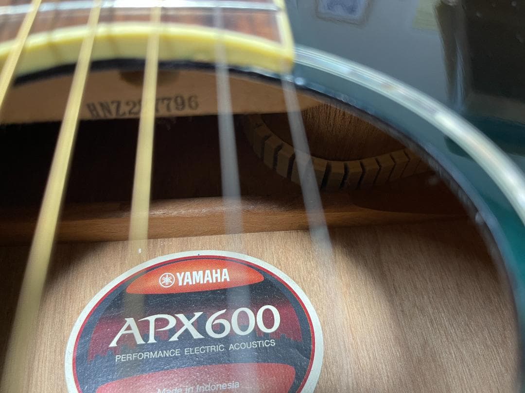 ヤマハ APX600 OBB 美品 1オーナー 弦交換済 弦高低め 値引き可