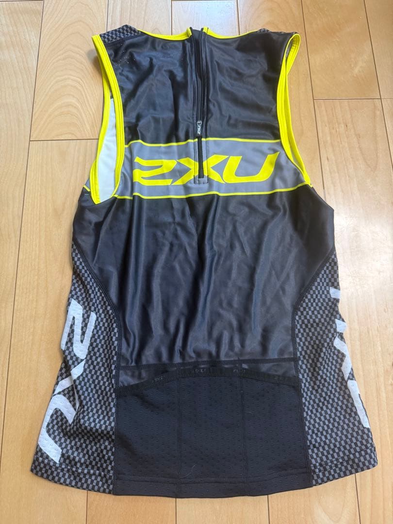 2XU トライアスロン サイクルジャージ　Medium ブラック/イエロー