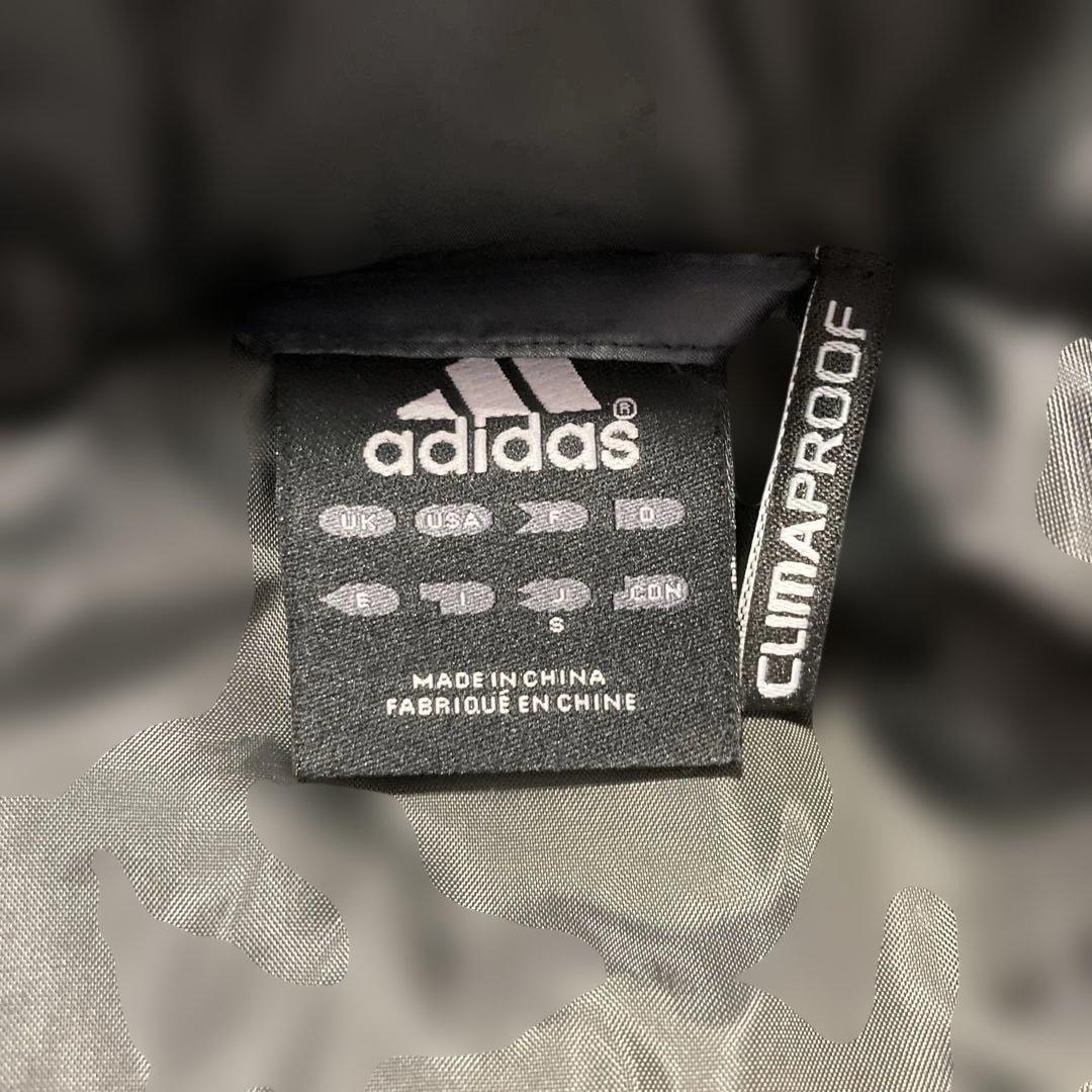 極美品 adidas ダウンベンチコート 防寒着 サッカー スポーツ M相当