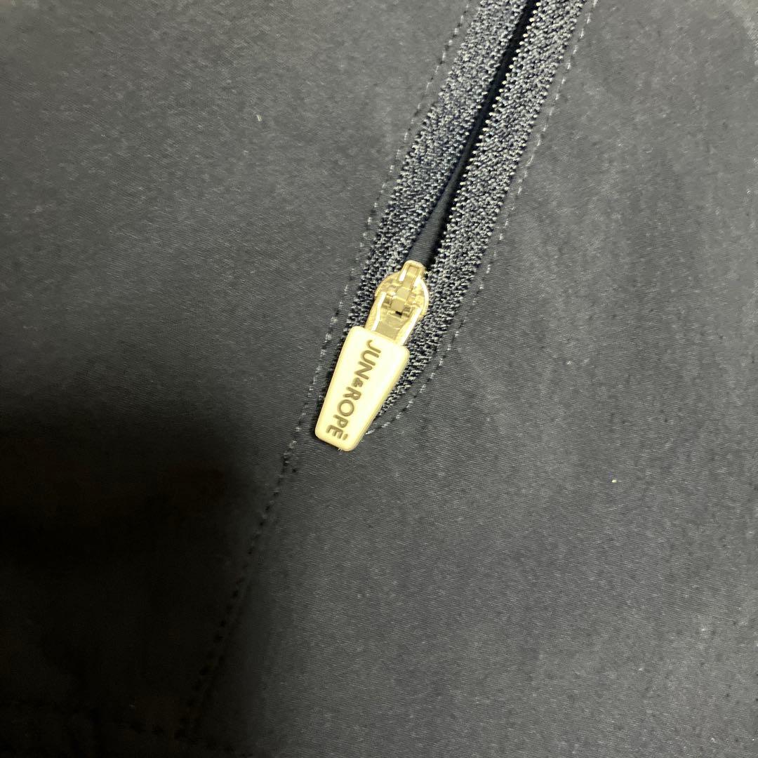 美品JUN&ROPE ネイビー フードジャケット