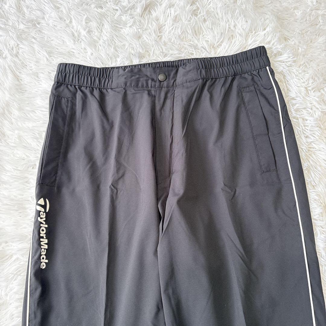 テーラーメイド ゴルフパンツ 黒 XL メッシュ ロゴ