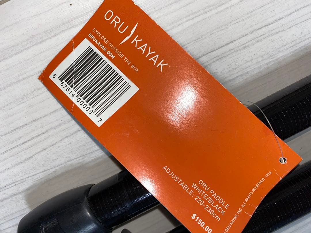 【ORU KAYAK】オルカヤック製 (新品未使用)カヤックパドル