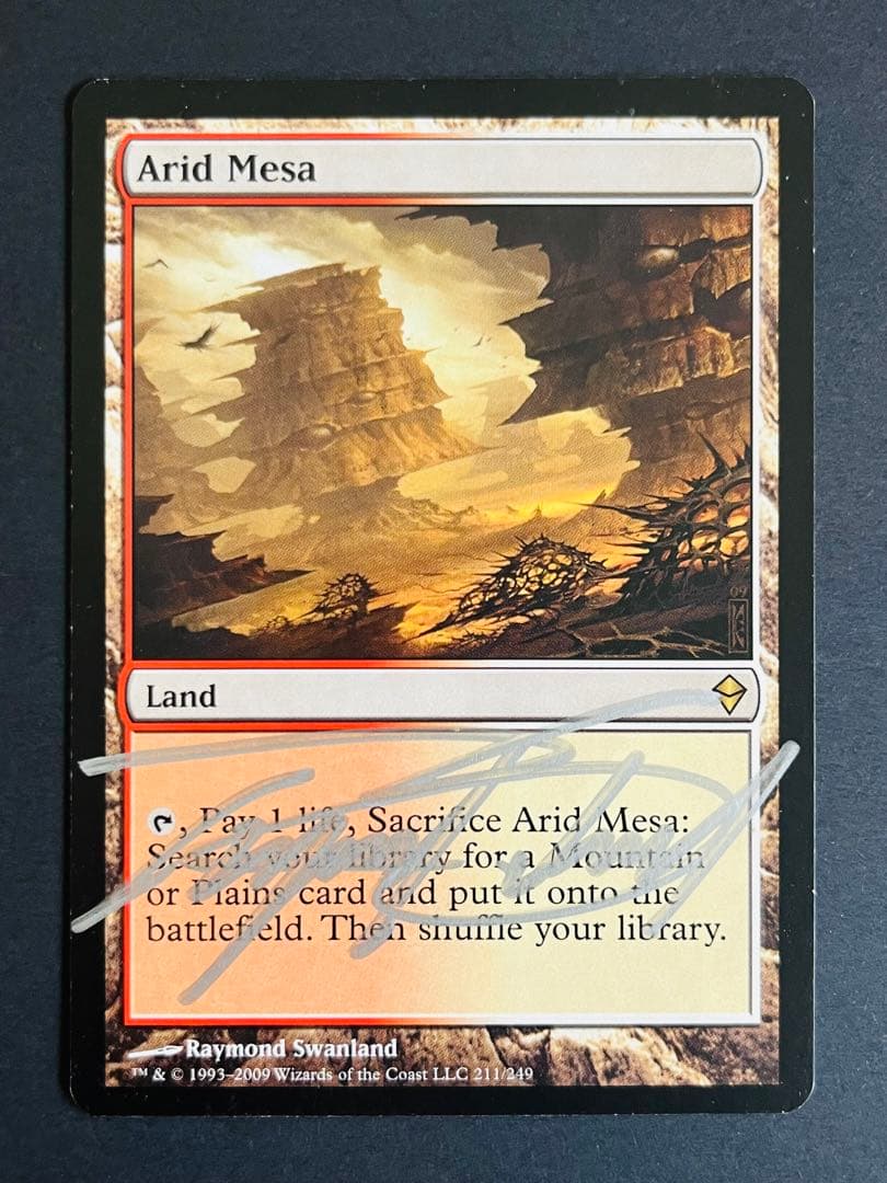 MTG 乾燥台地 英語 サインド