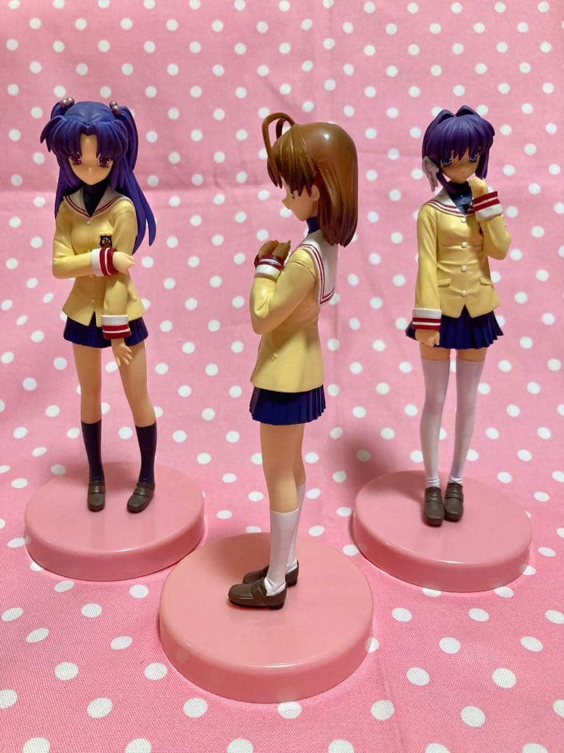 clannad　コレクションフィギュア　古河渚　一ノ瀬ことみ　藤林椋　3種セット