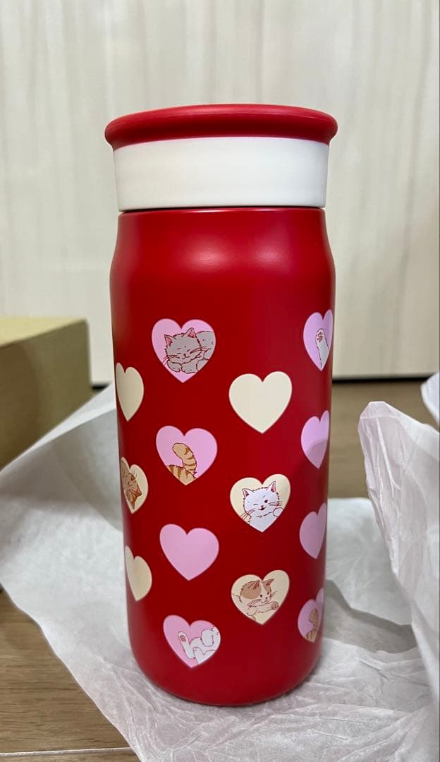 ♡新品未使用 箱あり♡ バレンタイン2025 ステンレスボトル 355ml