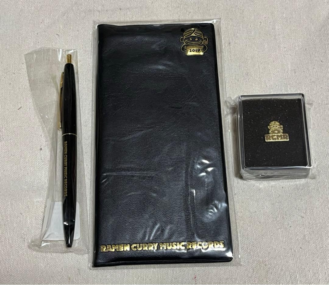 【非売品】奥田民生　RCM 社章、手帳、ボールペン　3点セット