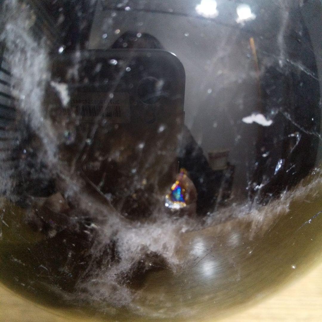 特大130mm モリオン 黒水晶 丸玉 約2.9kg 大玉 台座付き