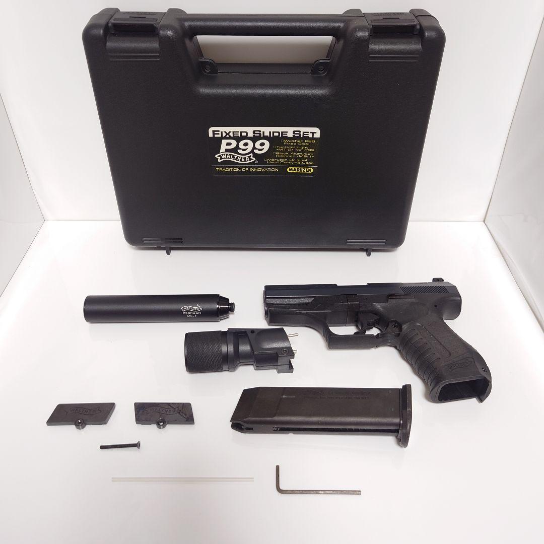 【開封品・ジャンク扱い】P99 WALTHER FIXED SLIDE ガスガン