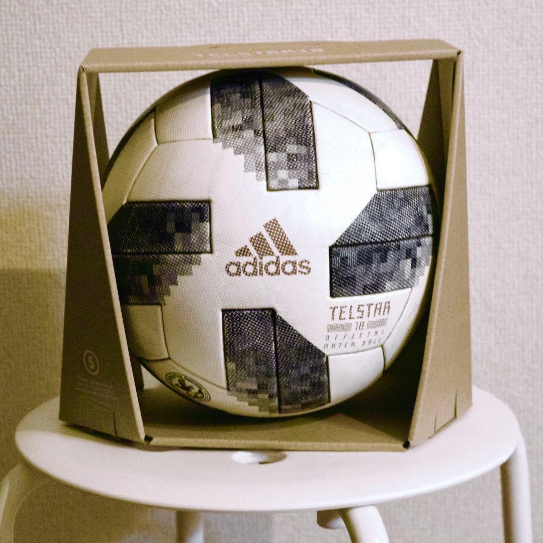 【美品・箱付き】adidas TELSTAR 2018 サッカーボール