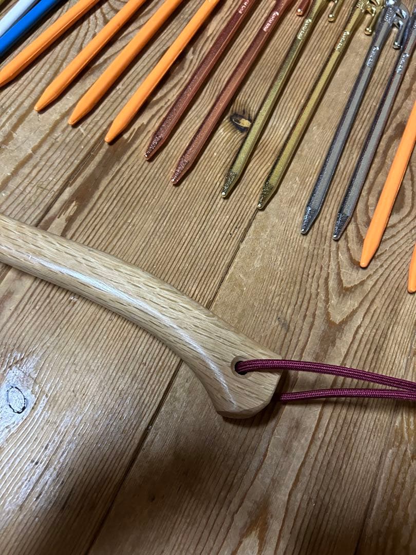 m*a様 エリッゼステーク　28cm ２７本　３本のみ使用　ペグハンマー