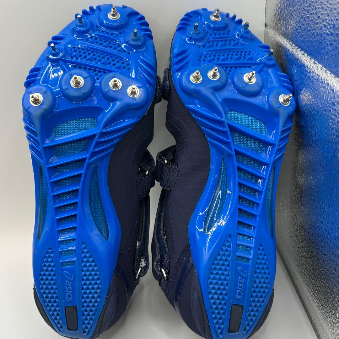 【美品】アシックス asics CYBERBLADE 16 24.5cm ブルー