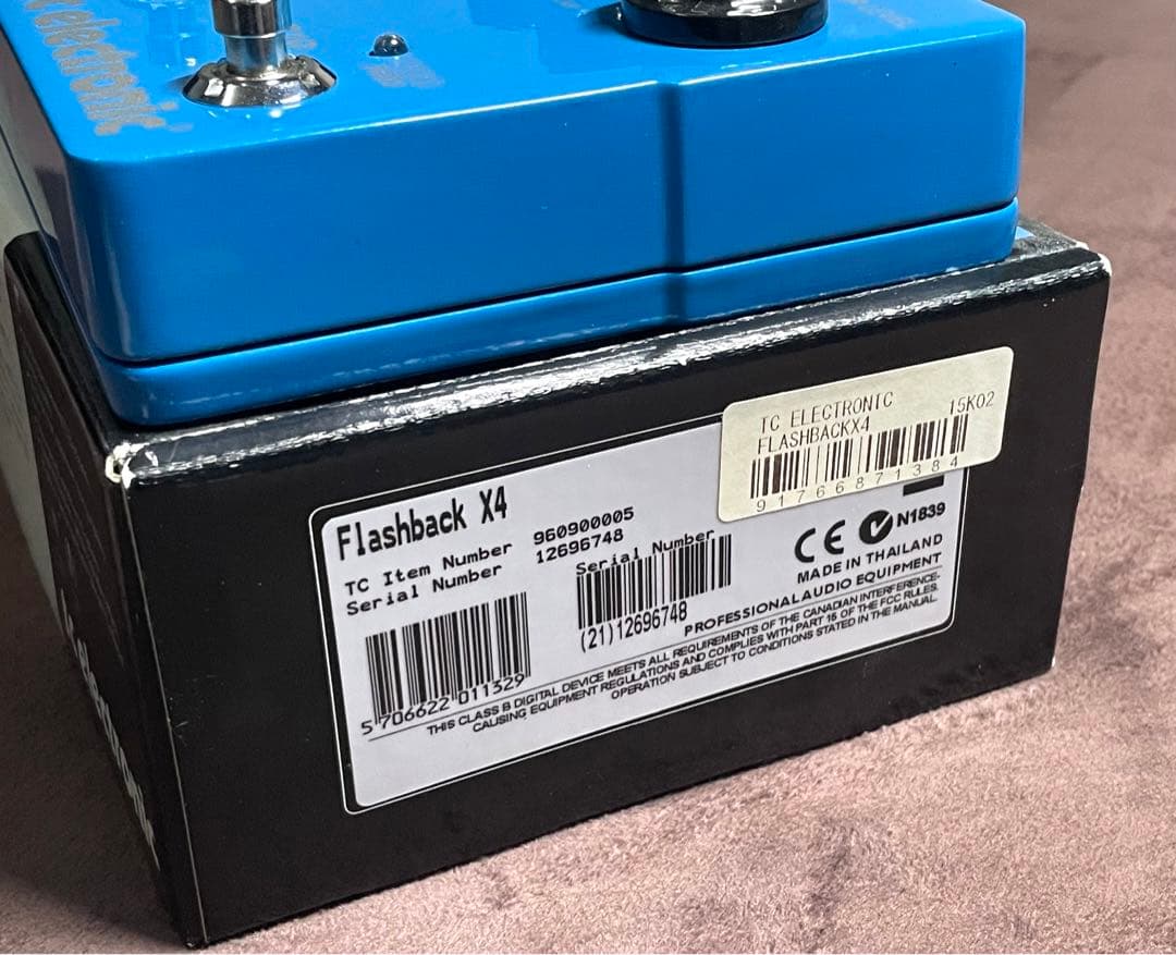tc electronic FLASHBACK X4 ディレイ ルーパー 極美品