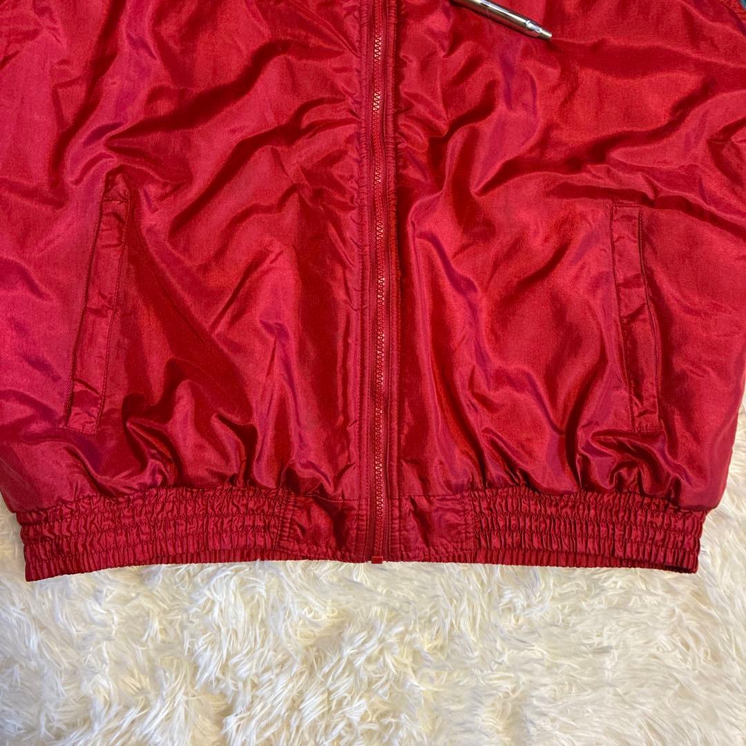 美品90'ヴィンテージ　adidas アディダス　フード中綿入りジャケット M