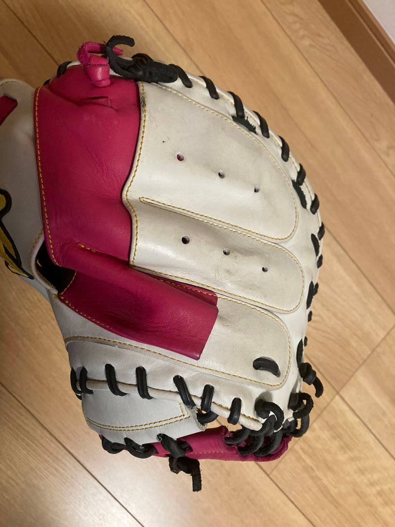 パレット　軟式　ハタケヤマ　PRO-268S ホワイト　ピンク