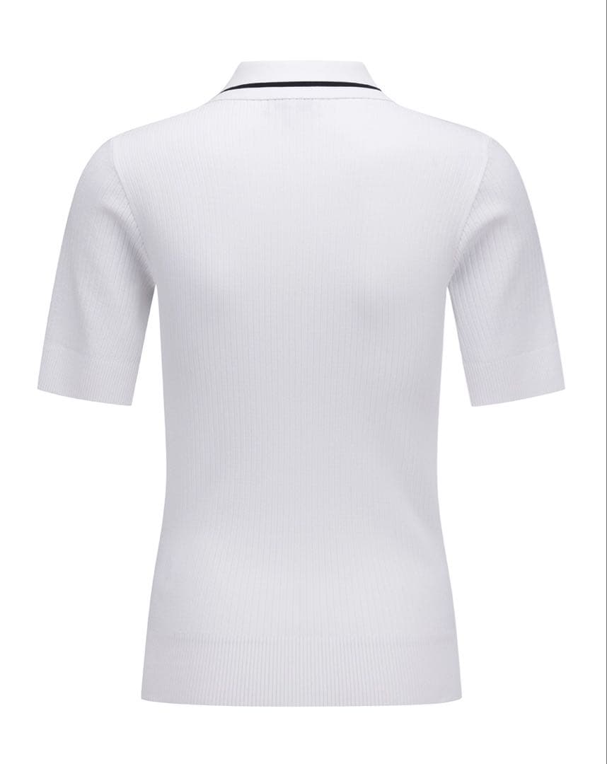 ☆ANEW GOLF☆ STRIPE TEXTURE SHORT SLEEVE