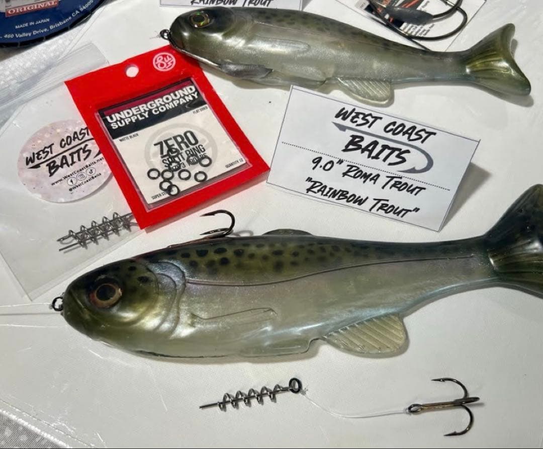 【日本未発売】West Coast Baits Roma Trout 9\" 新品