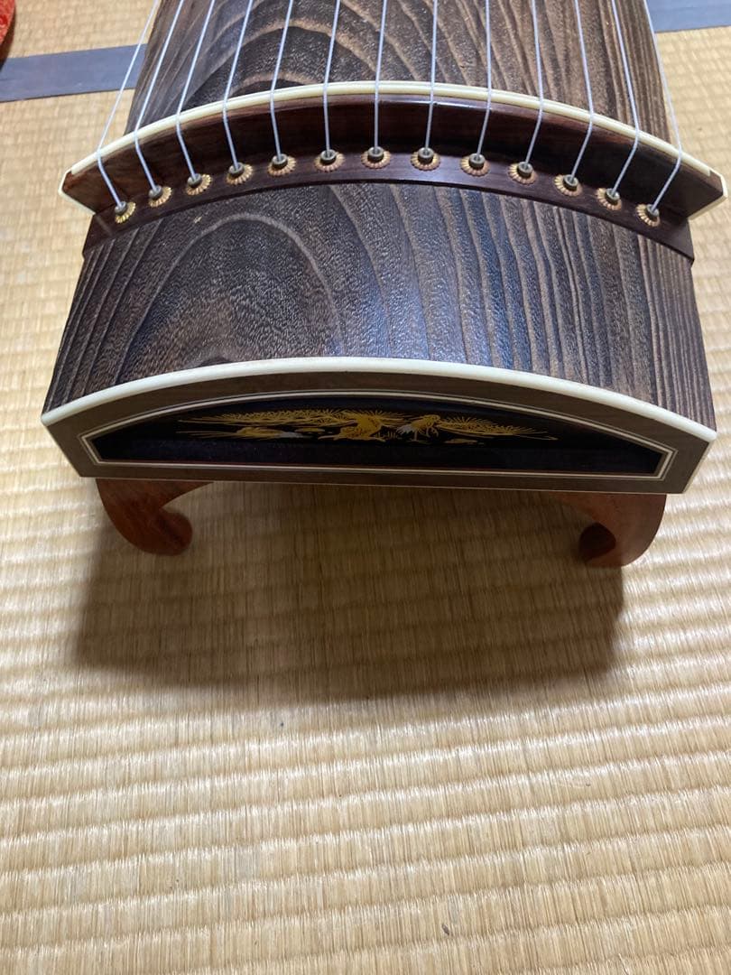 箏セット　すだれ彫　送料込み