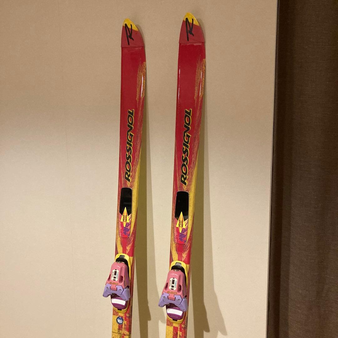 ROSSIGNOL スキー板 ピンク/イエロー