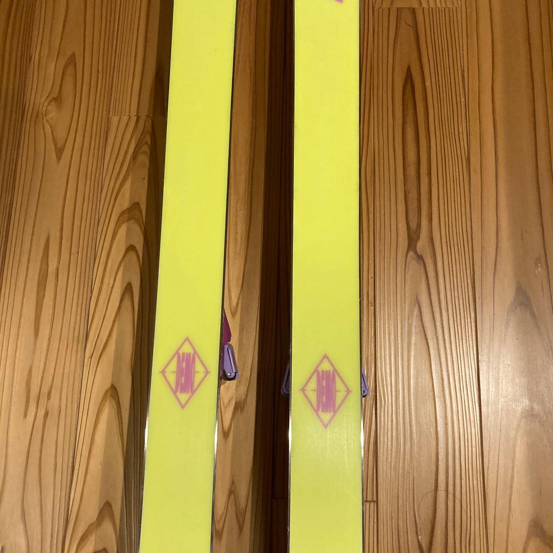 ROSSIGNOL スキー板 ピンク/イエロー