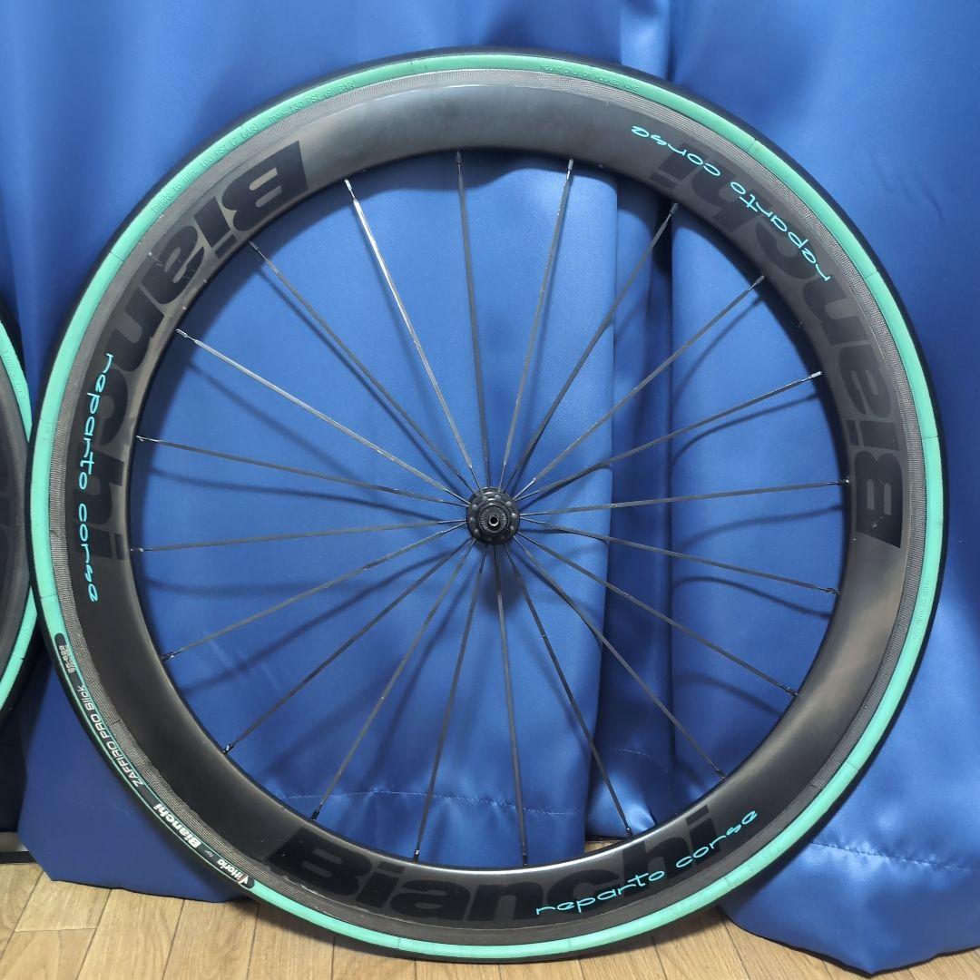 bianchi token クリンチャーカーボンホイール 11s