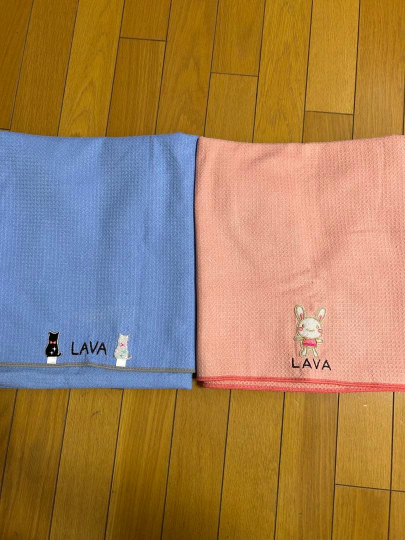 LAVAヨガのラグ2枚+マット+ケース4点セット(手提げカバン/おまけ)