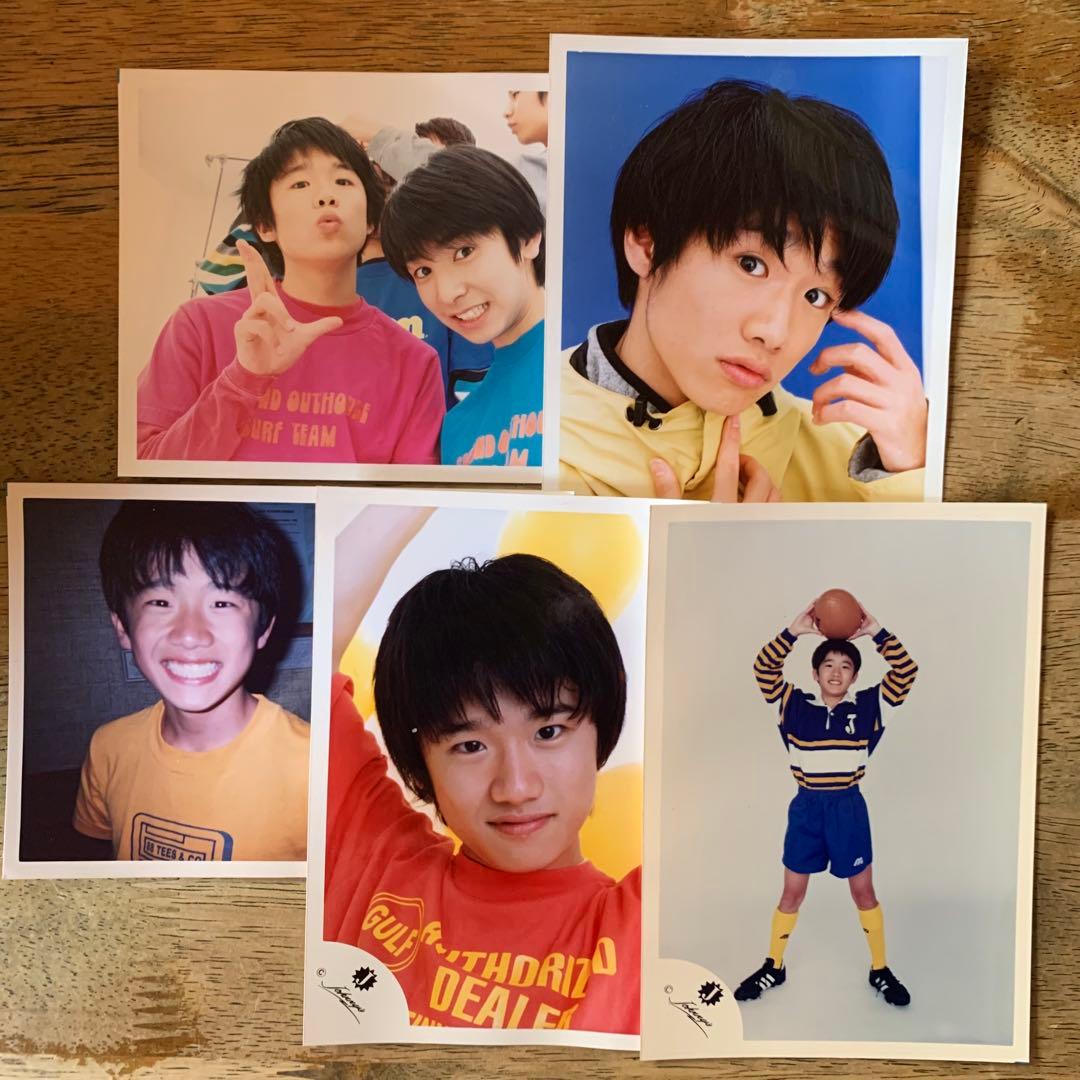 風間俊介ジュニア時代公式写真5枚セット