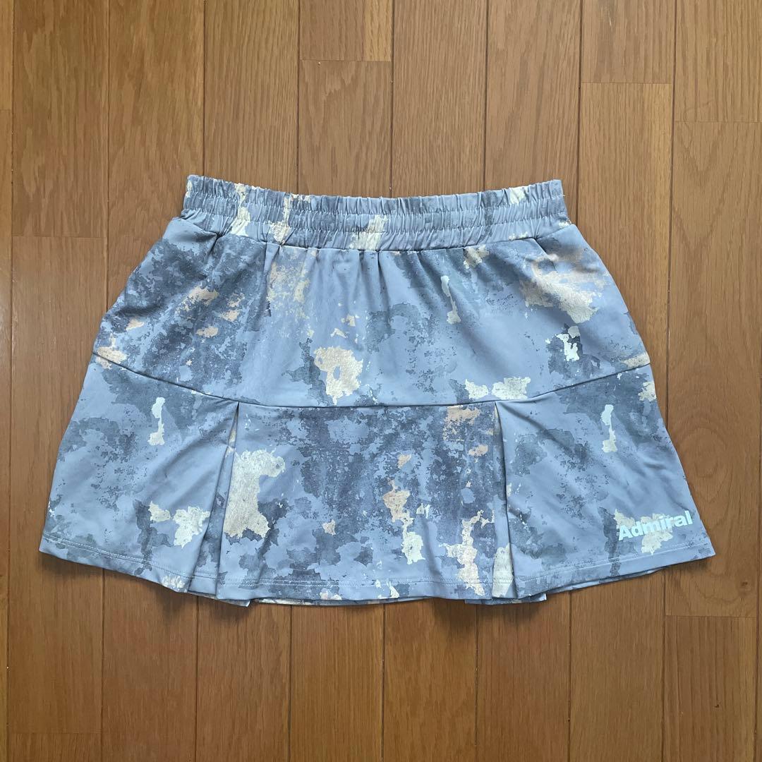 Admiral テニスウェア カモフラージュ プリーツスカート S レディース