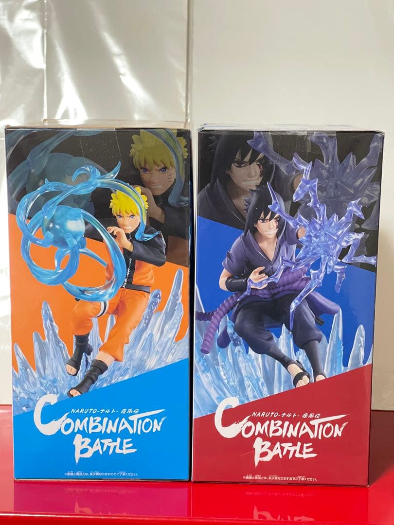 NARUTO フィギュア　コンビネーションバトル　ナルト　サスケ　８個セット