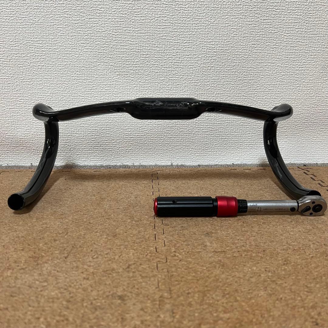 自転車　platt-p カーボン　エアロハンドル　ドロップハンドル　400mm